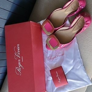 Roger Vivier Barbie Pink flats